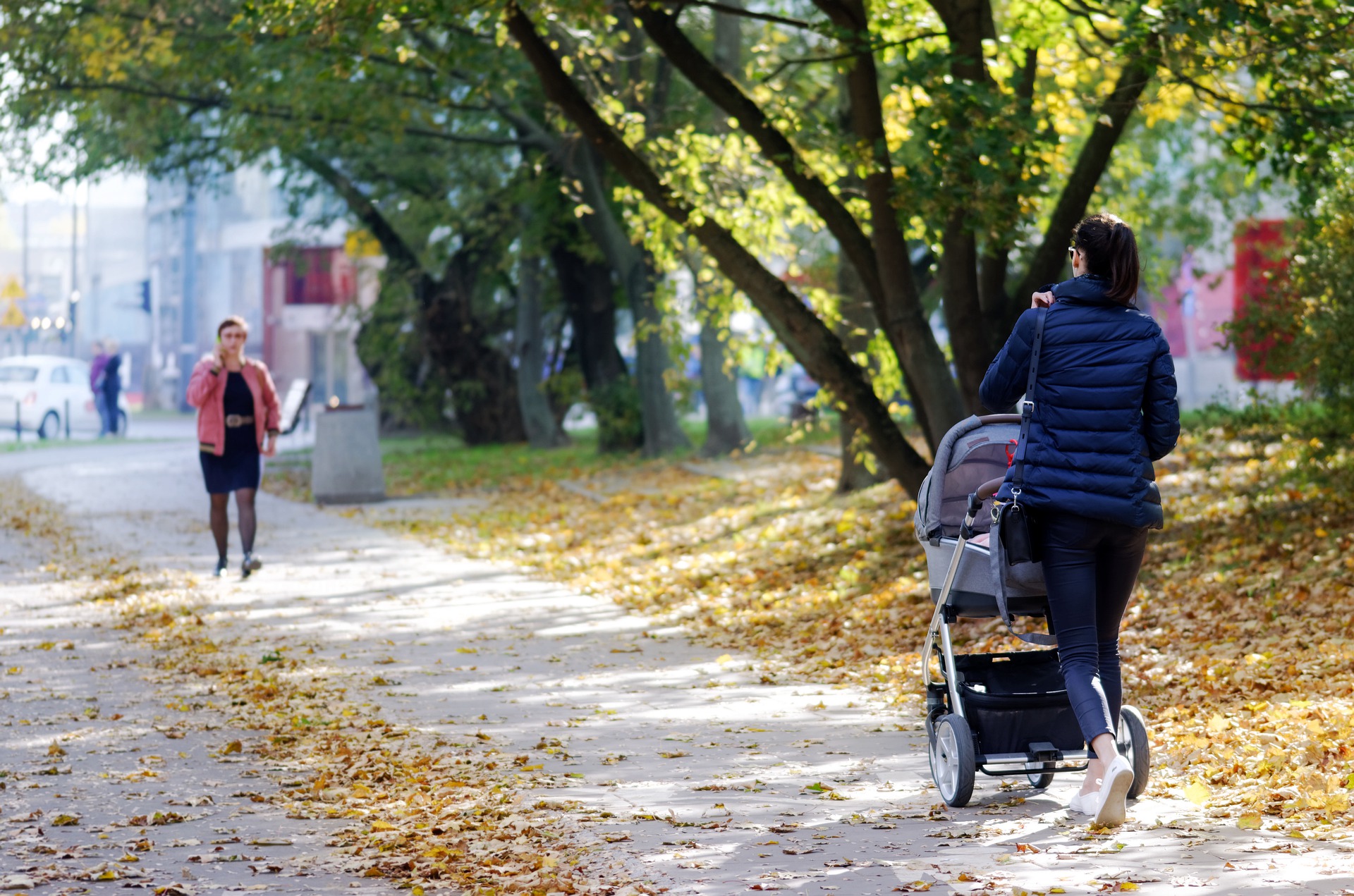 Мама гуляет в парке. Дети на прогулке. Коляска прогулка. Семья с коляской на прогулке. Мама с коляской в парке.
