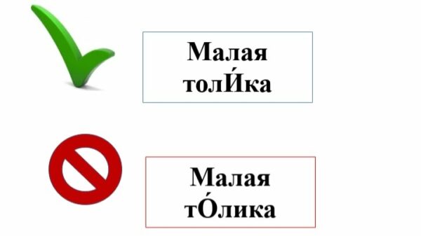 Как правильно: малая тОлика или толИка?