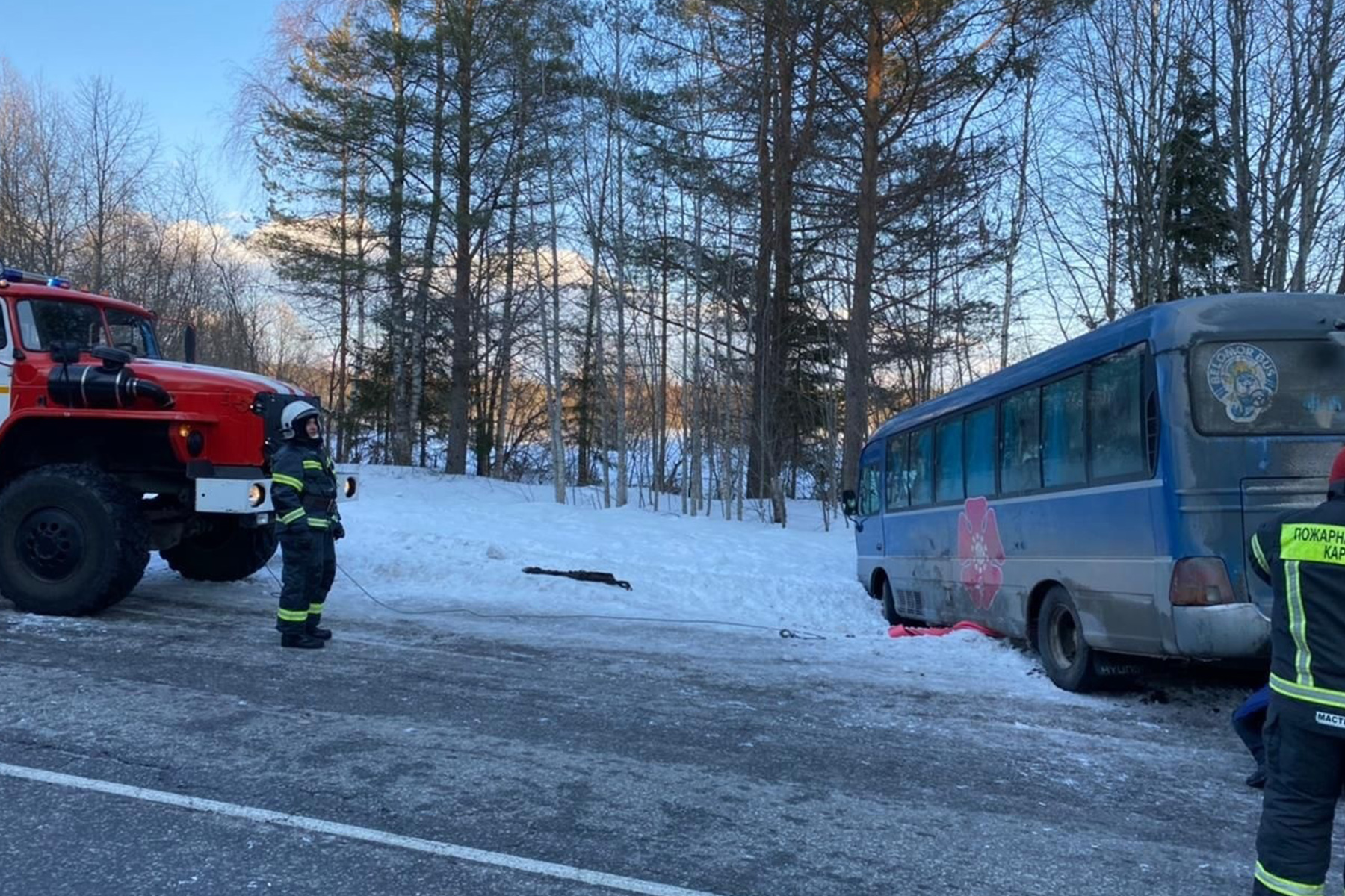 Автобус с детьми попал в ДТП в Карелии – Учительская газета