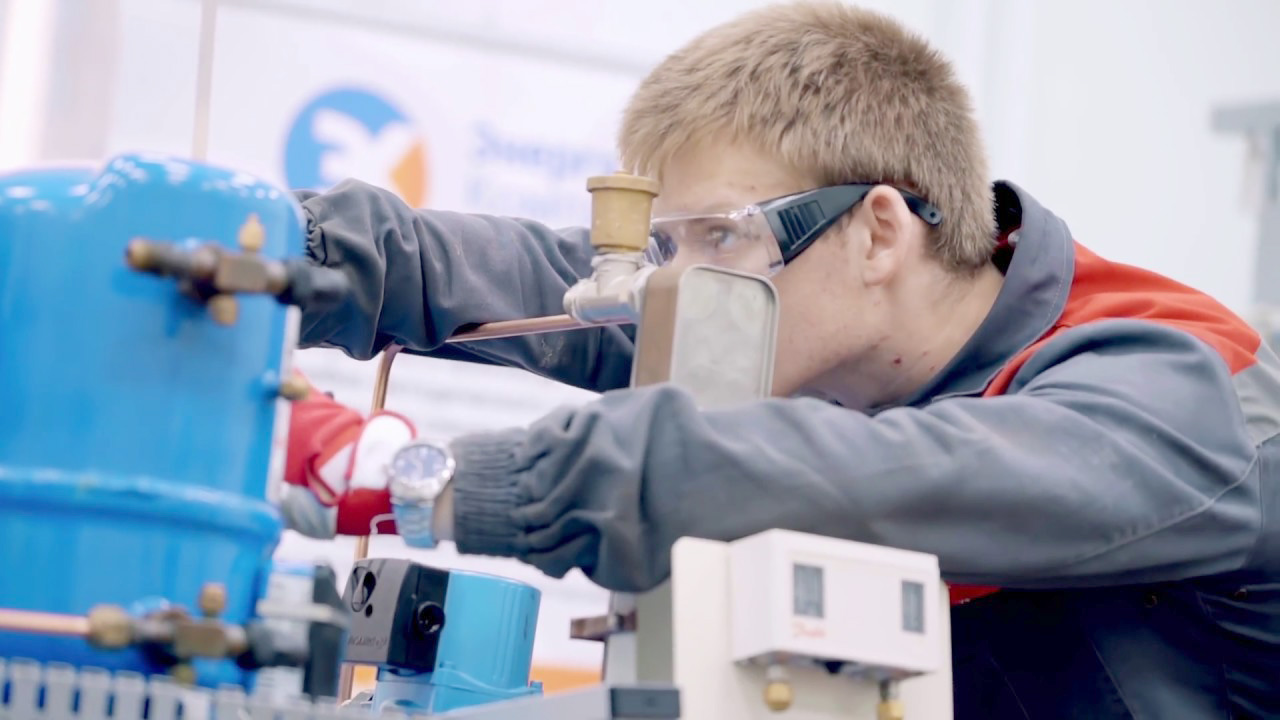 Техник видео. Холодильная техника и системы кондиционирования WORLDSKILLS. Технологии будущего. Danfoss WORLDSKILLS. Энергоемкое бытовое оборудование.